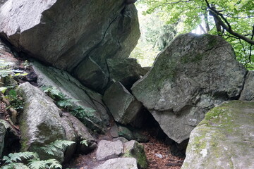 Rocks on Kalenica Mountain, Poland
