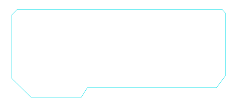 Digital technology style line and element on transparent background