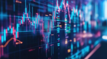 financial charts and graphs showing the results of their successful research and development