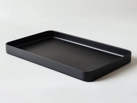 Minimalist Black Desk Tray