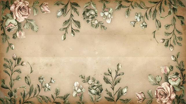 floral background with flowers