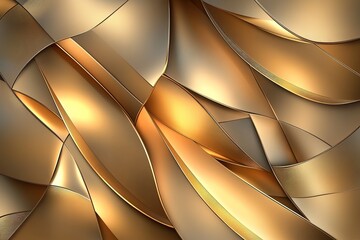 Abstract Gold Metallic Texture Background Design