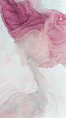 Abstract expression of alcohol ink blending in soft pastel shades showcasing artistic fluidity