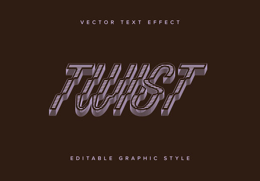 Bold Layered Text Effect Mockup
