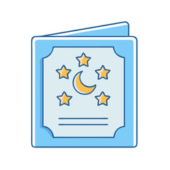 eid card with stars vector icon, eid al-fitr vector illustration - simple illustration of eid card with stars perfect for logos, and eid al-fitr-themed designs.