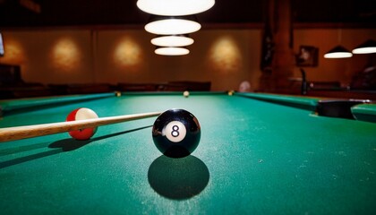 The 8 ball is a symbol of skill and precision in the sport.  
