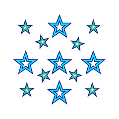 star pattern vector icon, eid al-fitr vector illustration - simple illustration of star pattern perfect for logos, and eid al-fitr-themed designs.