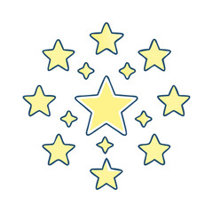 star pattern vector icon, eid al-fitr vector illustration - simple illustration of star pattern perfect for logos, and eid al-fitr-themed designs.