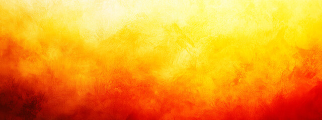 A yellow and orange background with a splash of red