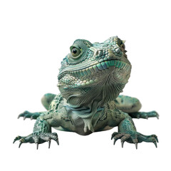 Obraz premium Photorealistic Caiman on Clean transparent background Showcasing Detailed Scales and Serene Expression