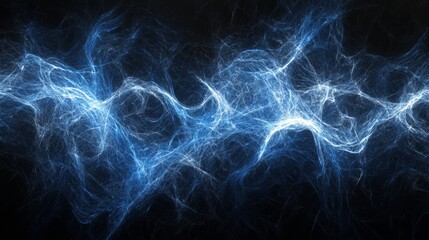 Obraz premium Blue energy vortex