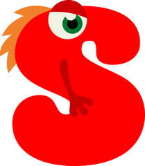 Maroon Monster Alphabet