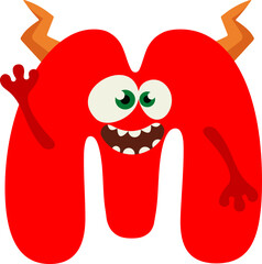 Maroon Monster Alphabet