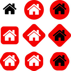 house icon set