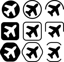 black and white icons for web