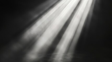 Radiant light burst with stunning beams and a soft glow, isolated on transparent background.