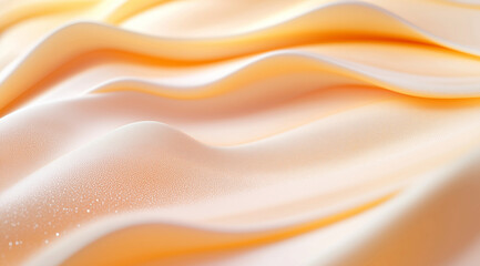 Obraz premium Abstract orange and brown gradient background with soft blurred lighting and warm tones, featuring a textured, grainy effect and a shallow depth of field for a macro photography style