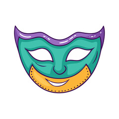 funny mask vector icon, fools’ day vector illustration - simple illustration of funny mask perfect for logos, and fools’ day-themed designs.