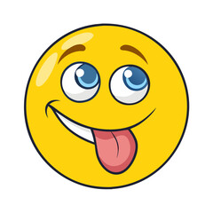 silly prank face vector icon, fools’ day vector illustration - simple illustration of silly prank face perfect for logos, and fools’ day-themed designs.