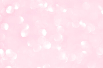 Pink bokeh background. Love, Valentine, Romance, Wedding, Anniversary and Celebration background concept. 