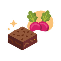 Creative Dessert Illustration - Perfect Vector for Baking and Recipe Projects