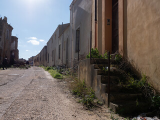Rovine dell'antica Santa Margherita Belice, in provincia di Agrigento.