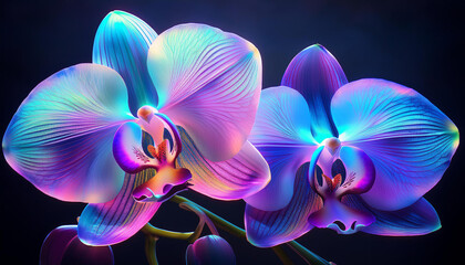 surreal orchids iridescent specific