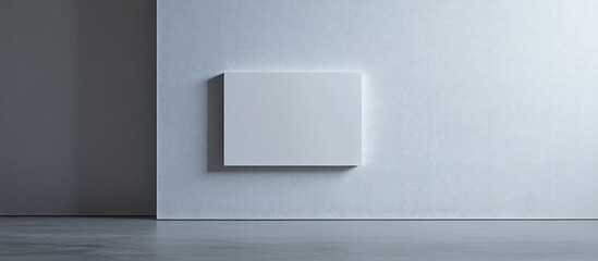 Minimalist light switch on a clean white wall enhancing contemporary interior design elegance and simplicity in modern spaces