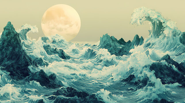 Recht, gerechtigkeit und gesetzgebung in einem grafischen stil. Wavesong. Illustration