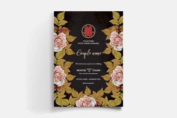floral bridal shower invitation templates