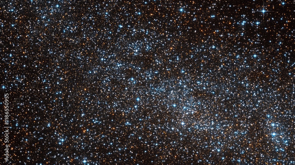 Wall mural cosmic star field background with a multitude of shining stars and celestial textures for space them