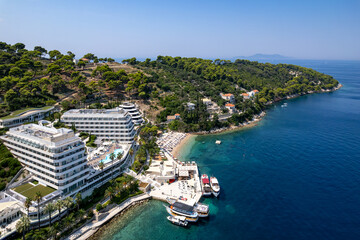 Obraz premium Die Insel Lopud in den Elafiten in Dalmatien an der Dubrovnik Riviera in Kroatien