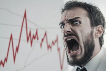 A person analyzing information from a statistical chart