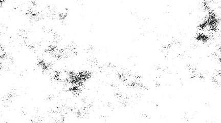 Grunge Black And White Urban Vector Texture Template. Chaotic grunge ink particles. Abstract texture with grain and stain. Splashes of paint