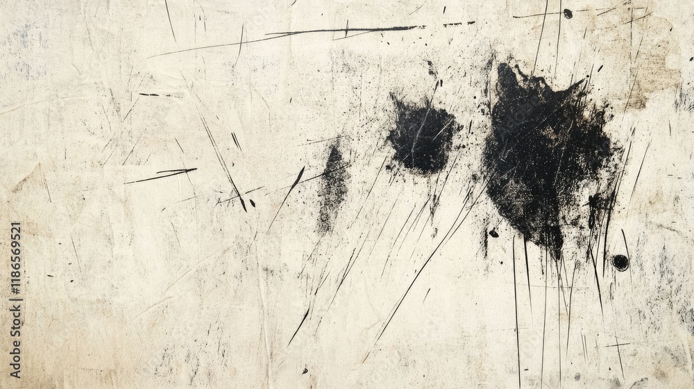 Poster textured vintage paper background with scratches and stains for artistic and design applications