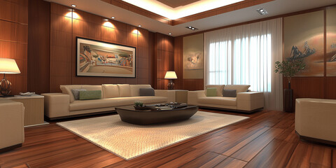 Modernes Wohnzimmer Zeitgen&ouml;ssischer Innenarchitekturstil Wohnraumideen Innenarchitektur