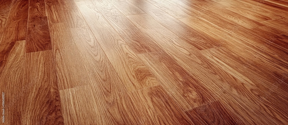 Poster warm rich brown wooden floor texture ideal for background applications in various design and interio