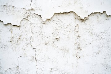 Obraz premium A white wall with peeling paint, a common sight in many old buildings