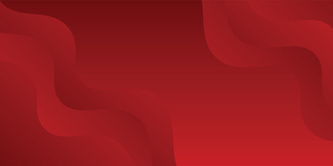 Red abstract background dynamic shapes simple art