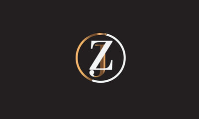 ZJ, JZ , J , Z , Abstract Letters Logo Monogram
