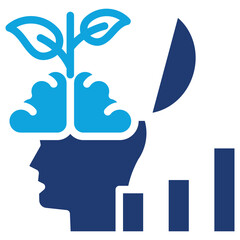 Growth Mindset mixed color icon