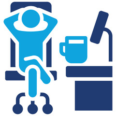 Career Break mixed color icon