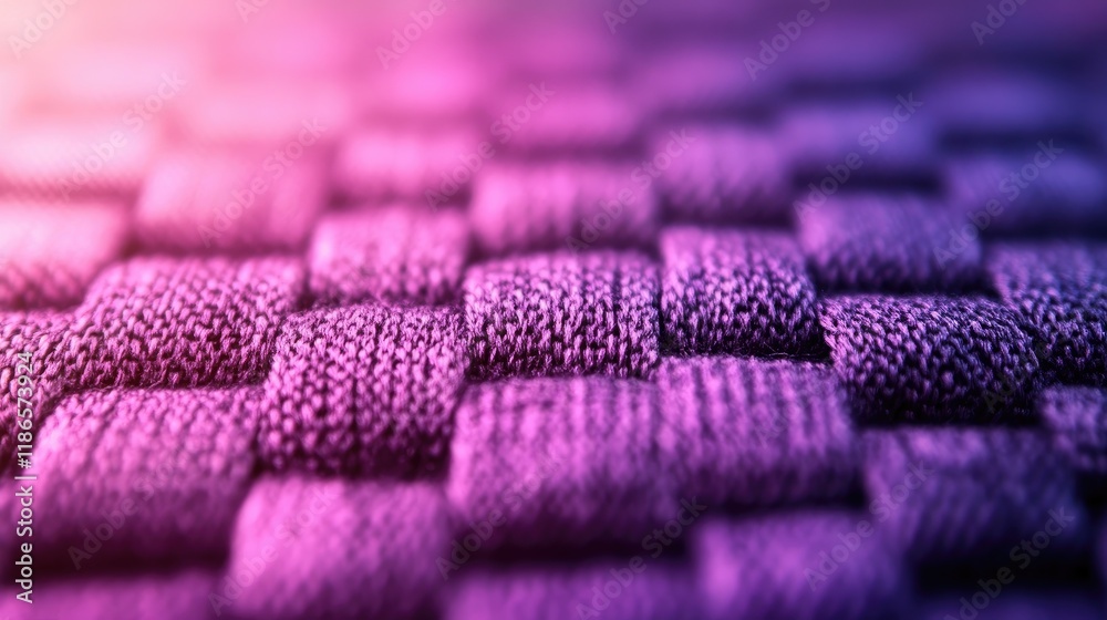 Aufkleber Vibrant violet textile texture closeup suitable for backgrounds and design projects featuring woven fabric patterns.