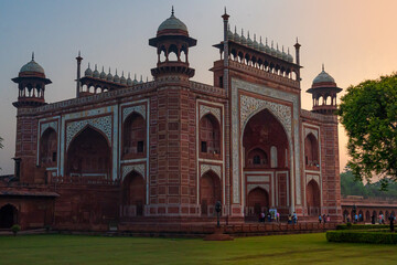 Entry gate of Taj Mahal, Agra, India