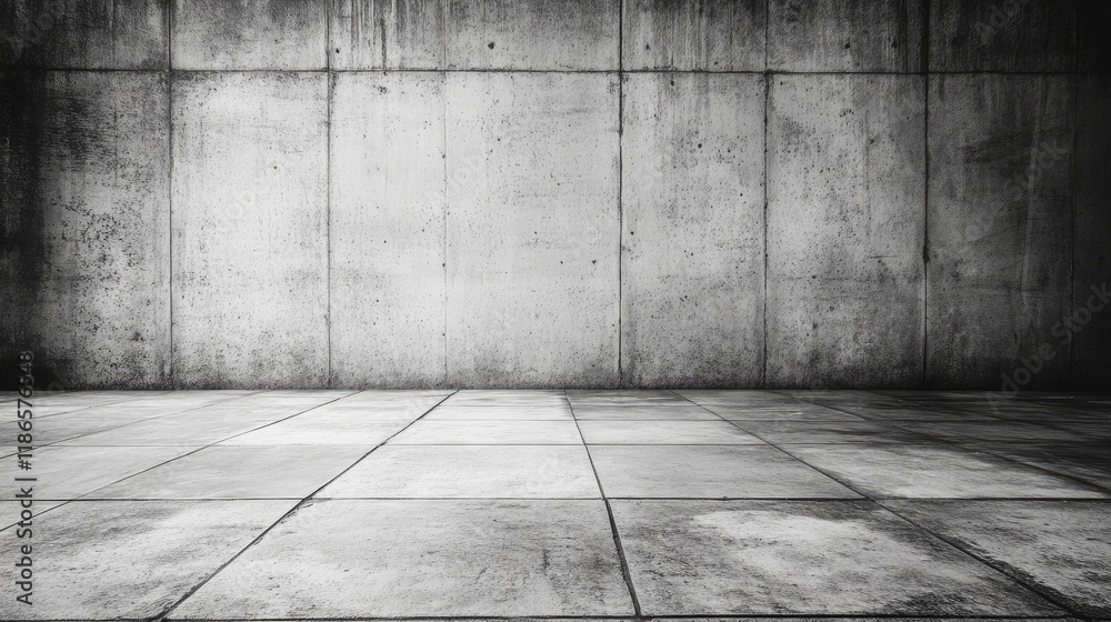 Poster aged concrete floor texture background with grunge finish ideal for industrial design and artistic p
