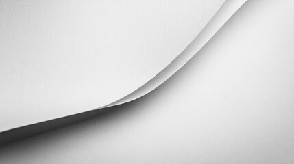 Vintage creased white paper texture background for classic design and art concepts with subtle shadows and depth for elegant aesthetics