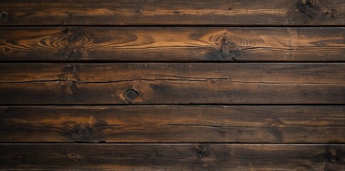 Naklejka premium Dark Wood Texture Background Surface Top View. Old and Weathered. Detailed Grain Texture. Natural Organic Texture. Deep Dark Tones. Ideal for Rustic or Vintage Backgrounds. Textured Designs Template