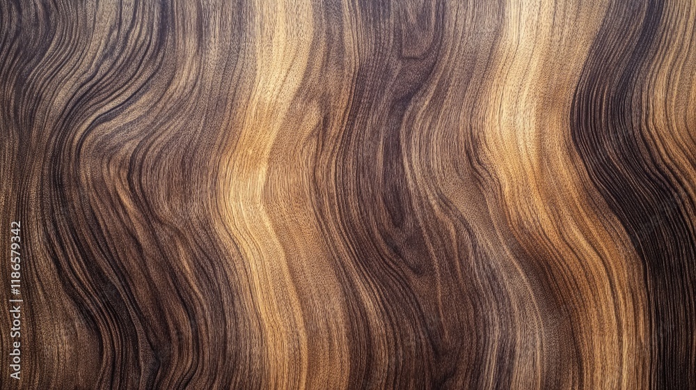 Poster abstract wave pattern of natural wood grain showcasing rich colors and textures ideal for design and
