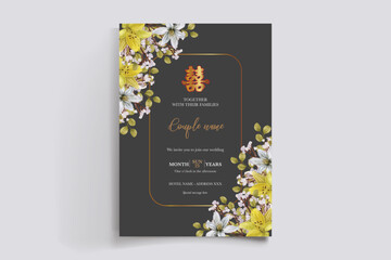 floral bridal shower invitation templates