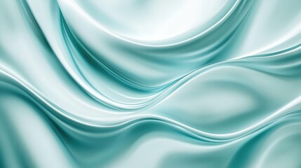Obraz premium Turquoise abstract wavy texture with vintage color tones creating a soft and elegant background design for various creative uses
